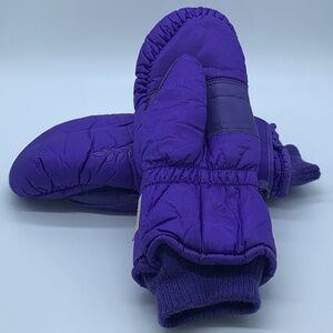 IIGORDINI- PURPLE SNOW GLOVE MITTONS